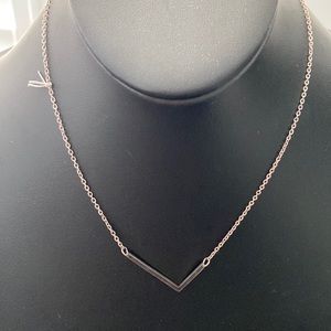 Savvy Cie NWOT & Box
Rhodium Plated Initial necklace